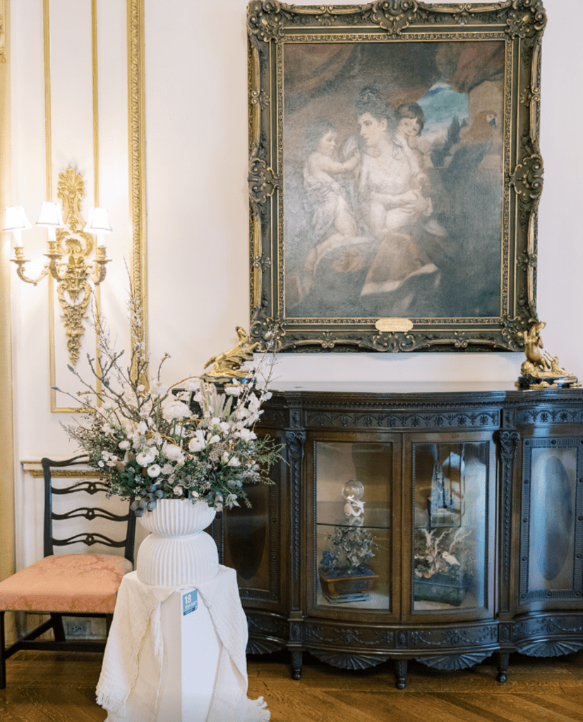 Art in Bloom DC with Petals by the Shore white floral design 